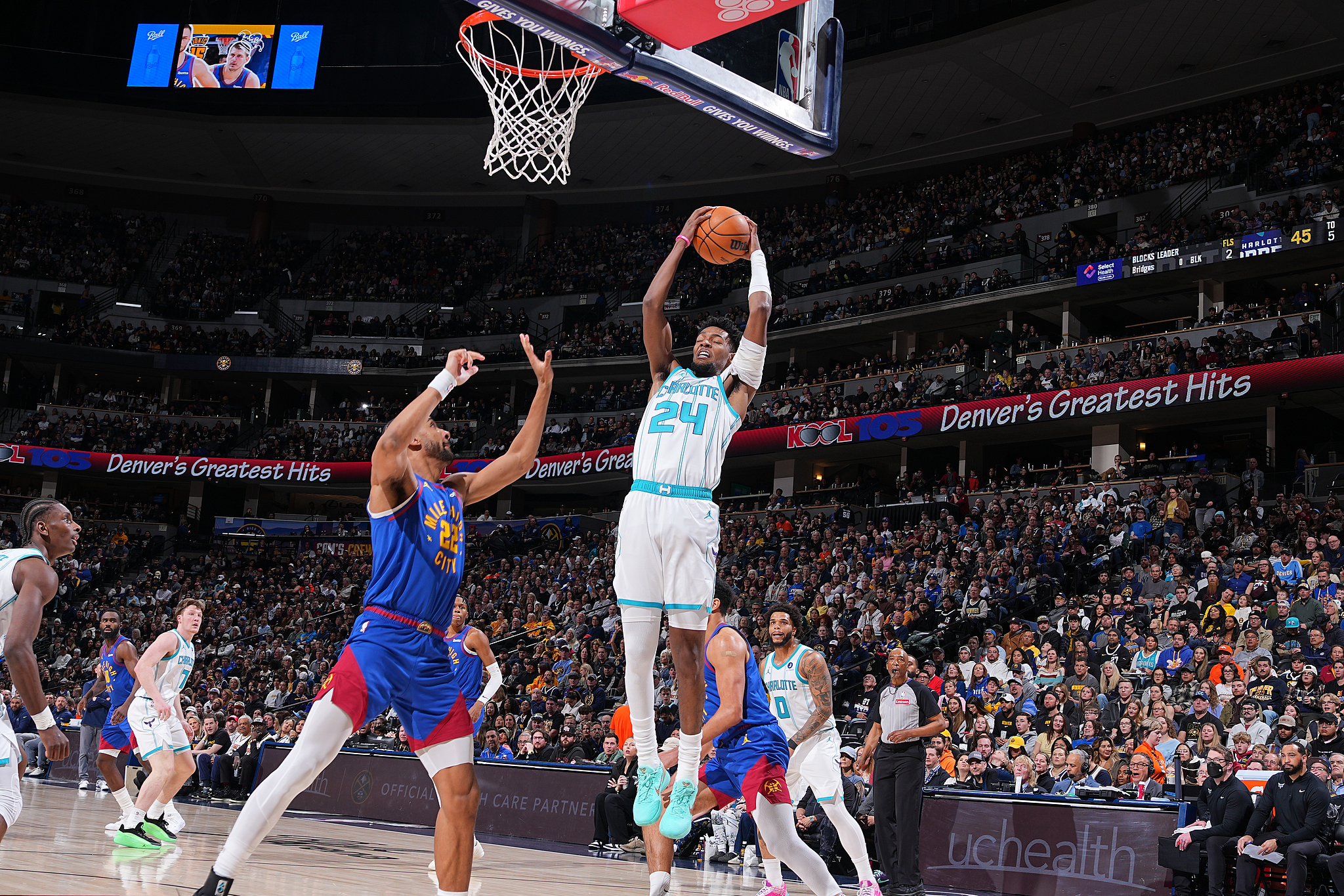 赛事分析-米勒23分鲍尔10+6 穆雷16分黄蜂终结掘金四连胜